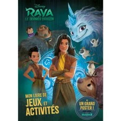 De gros 👍 Disney Raya et le Dernier Dragon - Mon livre de jeux et activités + un grand poster (Jeunesse) 🔥