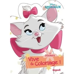 Meilleure affaire ⭐ Disney Animaux - Vive le coloriage ! (Personnage Marie) (Jeunesse) 🌟