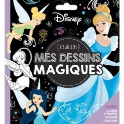 Tout neuf ✔️ Princesses & fées, les ateliers Disney : cartes à gratter (Jeunesse) ❤️